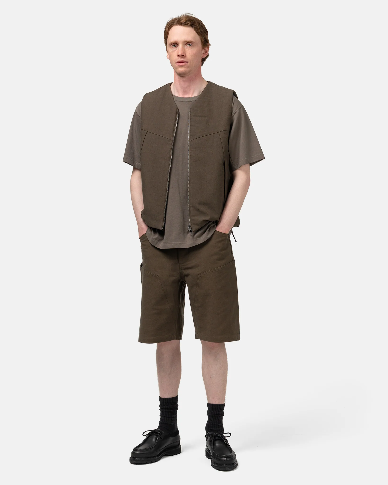 Safe Haven Rig HAVEN Rig Short - Washed Cotton Canvas Earth - HAVEN