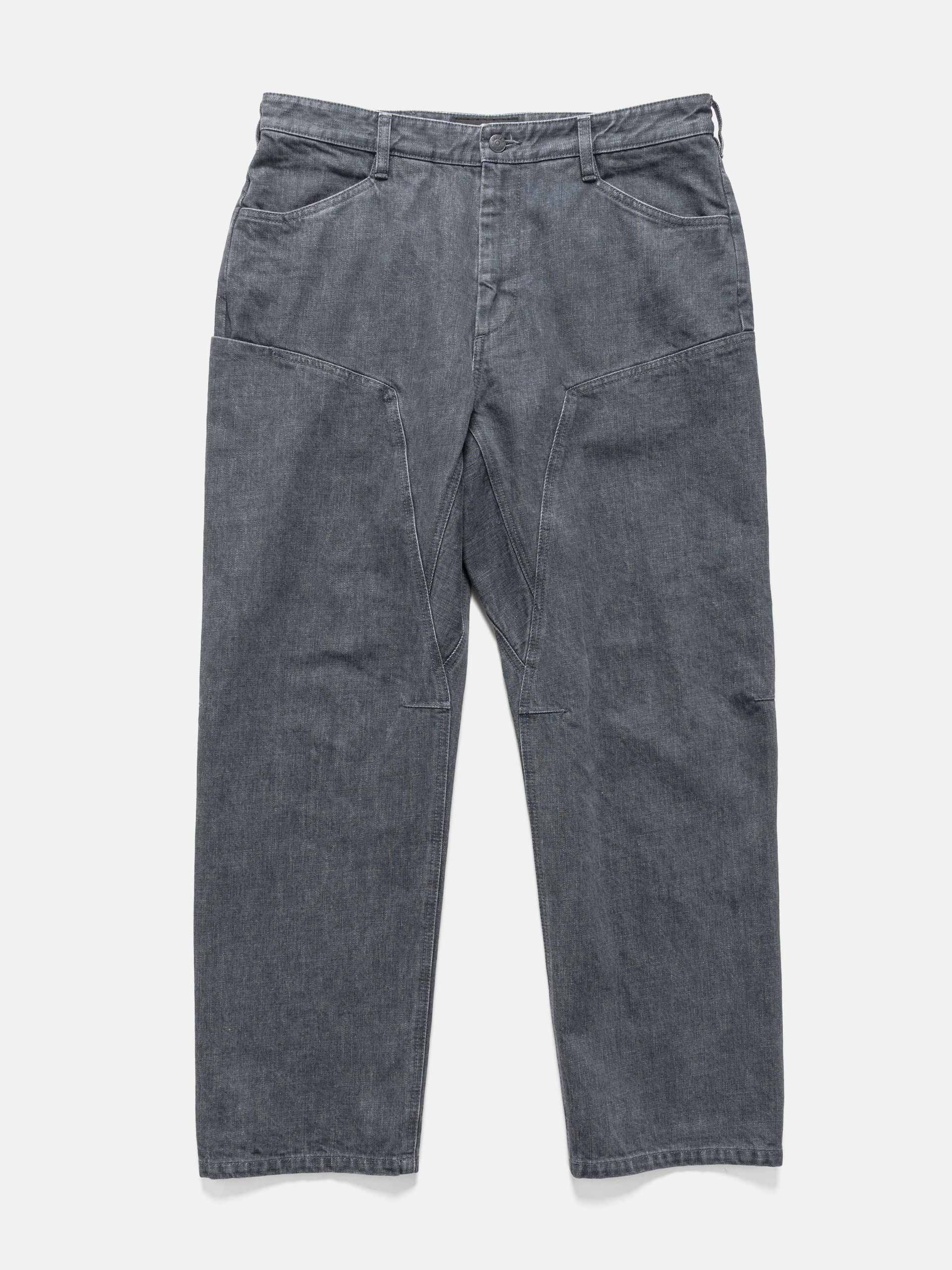 Safe Haven Rig HAVEN Rig Pant - Stone Bio Washed Cotton Denim Charcoal - HAVEN