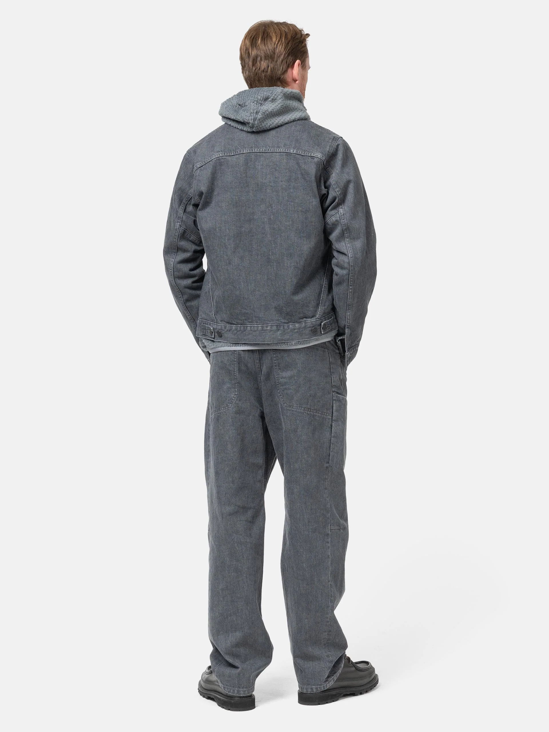 Safe Haven Rig HAVEN Rig Pant - Stone Bio Washed Cotton Denim Charcoal - HAVEN