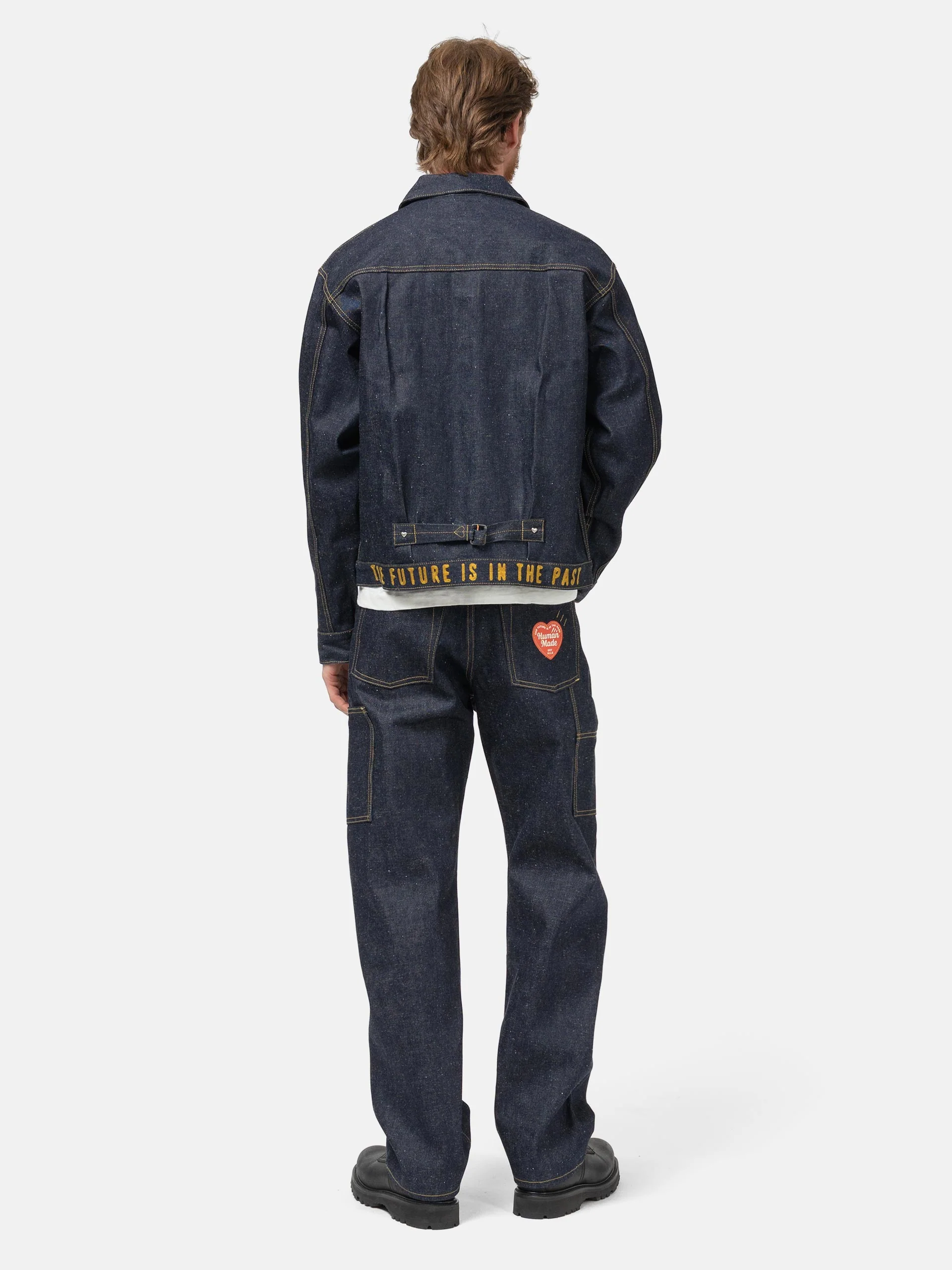 Work Jacket Human Human Made Denim Work Jacket Past Indigo - HAVEN