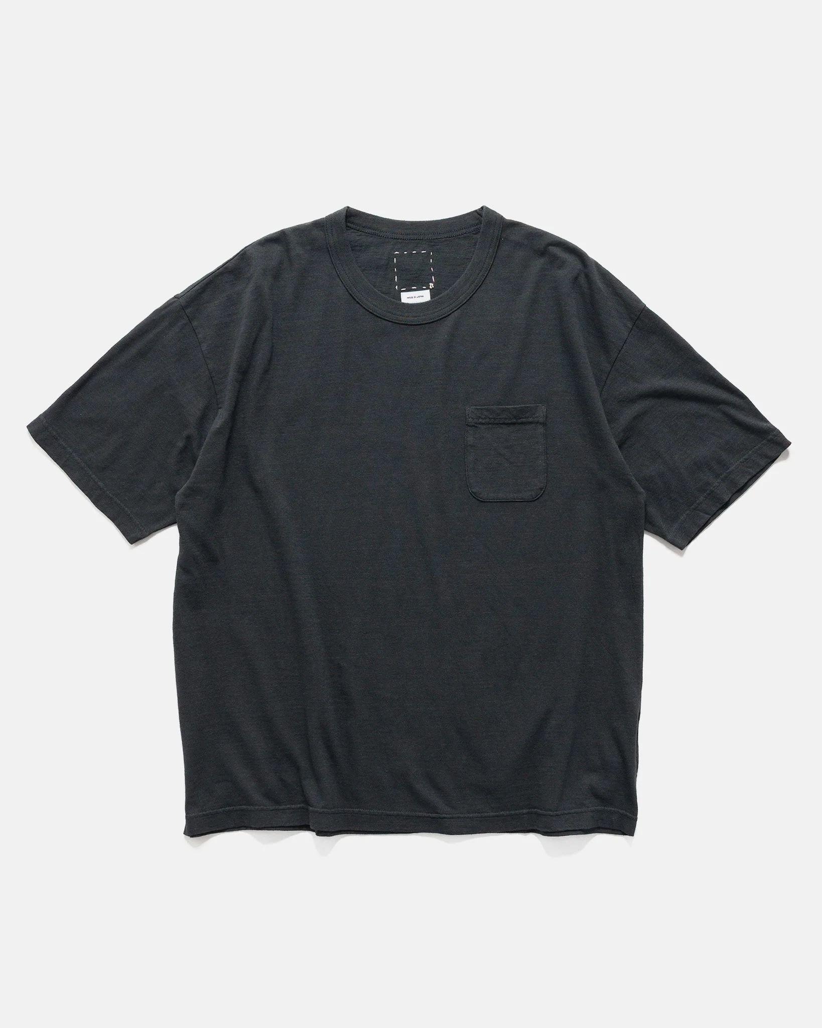 Visvim Jumbo Tee S/S DMGD Black - HAVEN